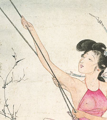 休宁-胡也佛的仕女画和最知名的金瓶梅秘戏图